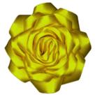 Rosas de Cetim com Presilha - Amarela Rosas de Cetim com Presilha - Amarela