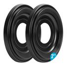 Roseta de teto Art3d em PVC 18,4 cm, tampa para luminária, 2 peças Roseta de teto Art3d em PVC 18,4 cm, tampa para luminária, 2 peças