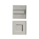 Roseta/Tranqueta Quadrada Bwc Inox Fosco