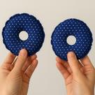 Rosquinhas De Peito Seios Amamentação Lavável - Kit 2 Par
