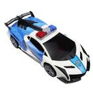 Rotação automática azul de 360 graus com modelo de presente