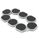 Rotating Lazy Susan, 8 compartimentos para cozinha de jantar, branco