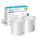 Roteador Ax3000 Mesh Wifi 6 Deco X50 Gigabit Dual Band Branco 2 Pack Tp Link