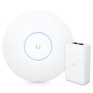 Roteador Wi-fi 6 Access Point 3.0 Gbps + Injetor Poe+ U6+ Ubiquiti Com Fonte 48v 30w