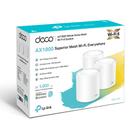 Roteador Wifi 6 Mesh Dual Band Tp-Link Deco X20 AX1800 Wireless - 150 Dispositivos, Até 500m² 3 pack