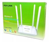 Roteador Wireless 300Mbps 4 Antenas Pix-Link Lv-Wr08 Roteador Wireless 300Mbps 4 Antenas Pix-Link Lv-Wr08