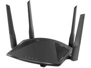 Roteador Wireless D-Link WiFi 6 EXO AX1800, 2.4Ghz/5Ghz, Suporte a Google Assistant e Alexa, Preto - DIR-X1860