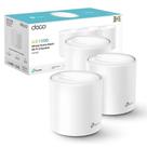 Roteador Wireless Mesh Deco X10 (3-Pack) Wi-Fi 6, Gigabit, Dual-Band, AX1500, TP-LINK
