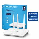 Roteador Wireless Multilaser 300Mbps RE163V 3 Antenas Novo Lacrado