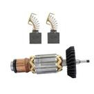 Rotor 110V e Carvão P/ Esmerilhadeira Makita GA9050 Rotor 110V e Carvão P/ Esmerilhadeira Makita GA9050