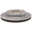 Rotor de freio a disco ACDelco Silver 18A925A (19241877) Dianteiro