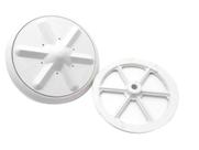 Rotor Tanquinho Universal Eixo Medio Parafuso Branco 5/16