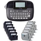 Rotulador Brother Pt-m95bk + 05 Fita X-full Mk131 + 05 Mk231