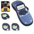 Rotulador Eletrônico Letratag Lt100h AZUL Com 3 Fita 4 Pilha