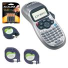 Rotulador Eletrônico Letratag Lt100h PRATA C/ 3 Fita 4 Pilha Rotulador Eletrônico Letratag Lt100h PRATA C/ 3 Fita 4 Pilha