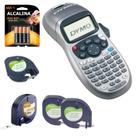 Rotulador Letratag Lt100h PRATA 4 Pilha 3 Fita+1 para Tecido
