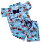 Roupa 3 Palavrinhas Menino Gravata Conjunto três Palavrinhas