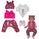 Roupa Bebe Reborn Boneca Mamãe Reborn Brilha No Escuro