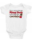 Roupa Body Bebê bebe infantil Sou a única coisa que minha dinda ama mais que chocolate