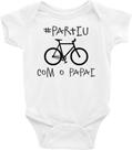 Roupa Body Bebê Infantil Partiu Andar de Bike Com o Papai - TAMANHO P Roupa Body Bebê Infantil Partiu Andar de Bike Com o Papai - TAMANHO P