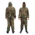 Roupa Camuflada Guillie Folhas 3d Suit Airsoft Paintball