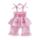 Roupa de aniversário Socutebabe Smocked Romper Girl de 1 a 2 anos Roupa de aniversário Socutebabe Smocked Romper Girl de 1 a 2 anos