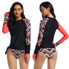 Roupa de banho casual feminina com proteção solar