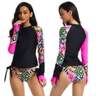 Roupa de banho casual feminina com proteção solar