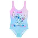 Roupa de banho Disney Girls One Piece, confortável, elástica, 9-10Y