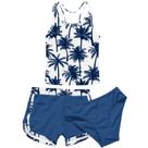 Roupa de banho Enlifety Teen Girl 15-16 anos azul marinho havaiano Roupa de banho Enlifety Teen Girl 15-16 anos azul marinho havaiano