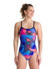 Roupa de banho feminina ARENA com estampa Light Drop Back MaxLife Roupa de banho feminina ARENA com estampa Light Drop Back MaxLife
