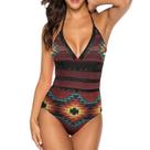 Roupa de banho feminina LAIUE, biquíni feminino com decote em V
