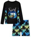 Roupa de banho para meninos Ghteas Rash Guard, tamanho 6, proteção solar