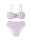 Roupa de banho RoseSeek, 2 peças, roupa de banho acolchoada para menina, 16 anos
