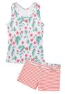 Roupa de banho Unice Girls, duas peças, tanquíni com bermuda de 10 a 11 anos