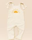 Roupa de Bebê Boho Jardineira Macacão Bebê 100% Algodão Malha Primeira Volta ao Sol