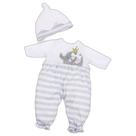 Roupa de boneca JC Toys Berenguer Boutique cinza listrada Roupa de boneca JC Toys Berenguer Boutique cinza listrada