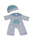 Roupa de boneca JC Toys Berenguer Boutique La Baby 2 peças azul