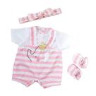 Roupa de boneca JC Toys Berenguer Boutique Pink Stripes