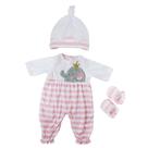 Roupa de boneca JC Toys Berenguer Boutique rosa listrada Roupa de boneca JC Toys Berenguer Boutique rosa listrada