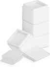 Roupa de cama Bed Risers Utopia, 7,6 cm, pacote com 4 ajustáveis, brancas