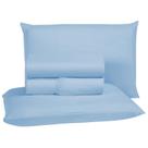 Roupa de Cama Casal 400 Fios 4 peças com Virol Hotel Pousada Macio Acetinado