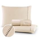 Roupa de Cama Casal Queen Jogo Lençol 400 Fios Micropercal 3 Pçs - Toque Macio