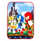 Roupa de cama infantil Throw Sonic The Hedgehog Anime 100x125cm