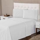 Roupa de Cama Queen 400 Fios 3 Peças Ponto Palito Casa Dona Roupa de Cama Queen 400 Fios 3 Peças Ponto Palito Casa Dona