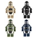 Roupa de descarte de bombas Toy Soldiers Figures MaozyHomie em 4 cores