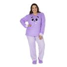 Roupa De Dormir Feminino Victory Adulto Plush Quente Listras