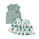 Roupa de golfe para meninas para crianças mlpeerw Hole In One Golf 2-3T verde claro