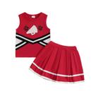 Roupa de líder de torcida CREAIRY para bebês de 6 a 12 meses