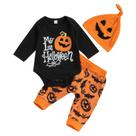 Roupa de menino Doisbetthsay My First Halloween de 3 a 6 meses